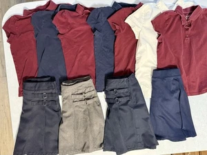 Girls Size 10/12 Uniform Clothes Just In Time For School - Picture 1 of 1
