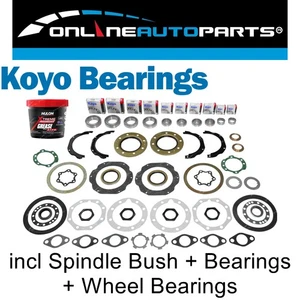 Swivel Hub Wheel Bearing Kit + Nulon Grease for Toyota Landcruiser 78 79 Series - Picture 1 of 3