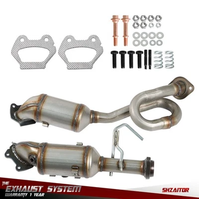 2x convertidor de catalizadores de escape diestro+derecho 641511 para Jeep Wrangler 3,6 L V6 2012-2017 Foto 1 de 4