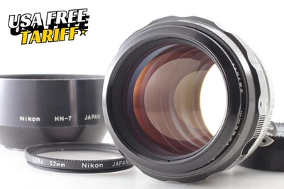 ⏯️[Casi COMO NUEVO con Capucha] Lente Nikon Nikkor-H Auto 85mm f/1.8 Ai Convertida MF JAPÓN Foto 1 de 4