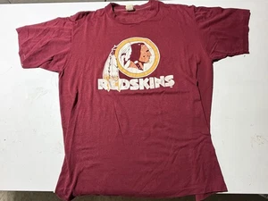 Vtg Washington Redskins Logo 7 Single Stitch Made In USA NFL T-shirt XL - Picture 1 of 6