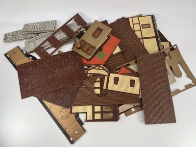 #56-3 R.R. Комплект для строительства вокзала 4 штуки детали для модели железной дороги аксессуары плохие - Изображение 1 из 4