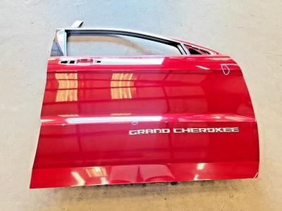 11-21 JEEP GRAND CHEROKEE FRONT RIGHT PASSENGER SIDE DOOR SHELL RED, OEM LOT3575 Foto 1 de 4