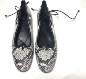 M.Gemi The Ondina Snake Leather Flats Size EU 38 - Bild 1 von 18
