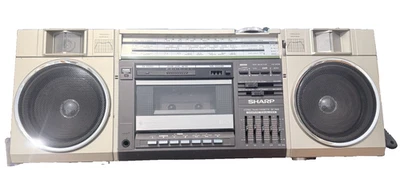 Radio casete estéreo Sharp GF-7600 de colección Boombox Foto 1 de 4