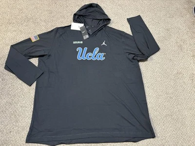 Новый с Ярлыками! Мужская толстовка с капюшоном UCLA 3XL Football Jordan Veterans Celebration разминка - Изображение 1 из 4