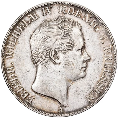 [#1508451] Kingdom of Prussia, Friedrich Wilhelm IV, 2 Thaler, 1846, Berlin, Sil - Image 1 of 2