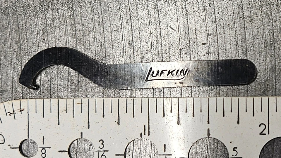 VINTAGE LUFKIN MICROMETER SPANNER WRENCH - Image 1 of 1