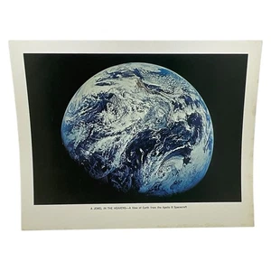 Apollo 8 Earth View NASA Photo 68-HC-871 Vintage Space Photography - Picture 1 of 5