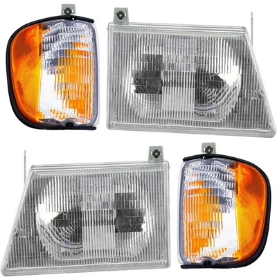 Headlight Kit For 2003-2003 Ford E-150 Driver and Passenger Built Up To 12/02/02 - Image 1 of 4