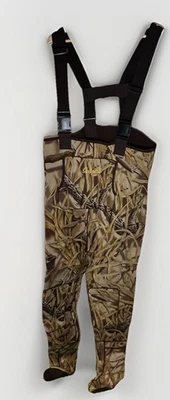 Cabelas Real Tree Wetlands Cano Chest Waders LG Tall Big 8 Tall  Stockingfoot - Image 1 of 4