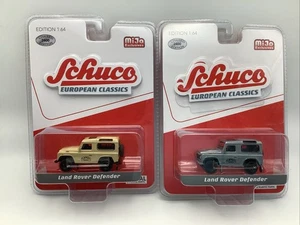 Mijo Schuco 1:64 European Classics Land Rover Defender Limited Edition Lot Of 2 - Picture 1 of 4