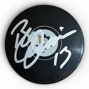 Bill Guerin Signed Autographed Pittsburgh Penguins Logo Puck - Picture 1 of 2