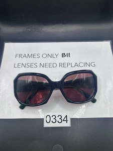 Gafas de sol/marcos de gafas Vera Wang V213 BK solo para mujer de gran tamaño negro/verde - Imagen 1 de 7