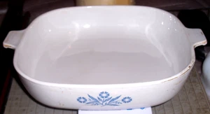 Vintage CORNING WARE DISH White P-10-B 10 Inch Square, no lid 1.75 inch Deep - Picture 1 of 5