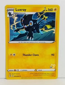 Luxray Pokemon TCG Battle Academy 2022 Card 093/264 2021 Rare Stamped #28 - Picture 1 of 3