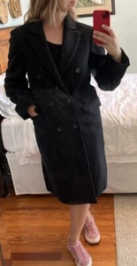 Charles KleinCashmere Blend Midi Pea Coat Women’s 16 EUC - Picture 1 of 8