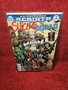 DC SUICIDE SQUAD #4 2016 DC UNIVERSE REBIRTH COMIC BOOK JIM LEE VF - Picture 1 of 3