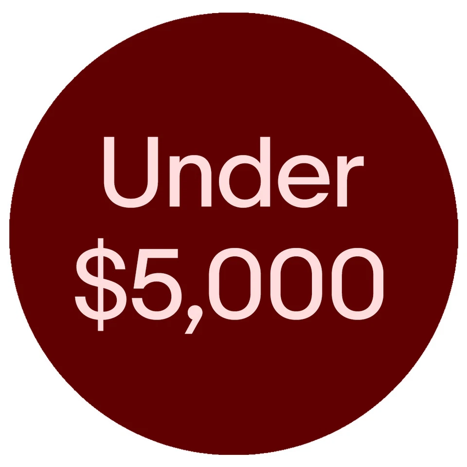 Under $5,000