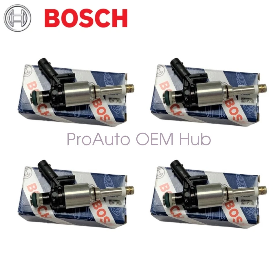 4Pcs 0261500589 OEM Bosch Fuel Injectors For Audi S3 2014-2019 VW Passat 2016-19 — 第 1/4 张图片