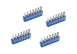 4 Sets: T10-T15-T20-T25-T27-T30-T40H 7pc 25mm Tamperproof Star Torx Key Bits Set - Picture 1 of 3