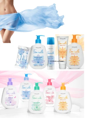 FEMINELLE ( ORIFLAME ) ORIFLAME FEMINELLE INTIMTÜCHER WASCHEN DEODORANT REINIGUNGSCREME WEIBLICHE PFLEGE