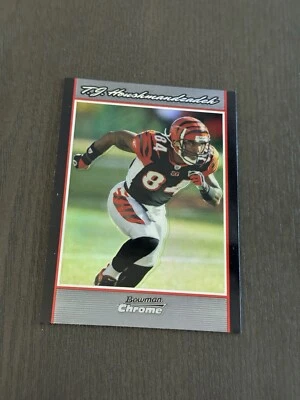 2007 Bowman Chrome Refractor #BC196 TJ T.J. HOUSHMANDZADEH Cincinnati Bengals - Image 1 of 2