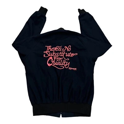 Chaqueta de bombardero Mopar de colección adulto M negra MBA no hay sustituto para la calidad EE. UU. Foto 1 de 4