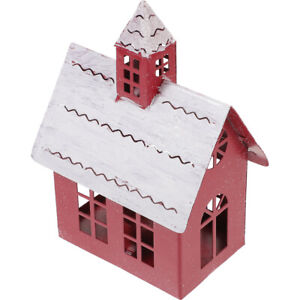  Tabletop Christmas House Iron Igloo Ornaments Ambiance Dining