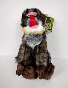 Fiesta Plush Monkey Mandrill - Sitting 11" - Stuffed Animal, Primate Gorilla Ape - Picture 1 of 12
