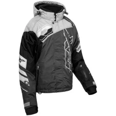 Castle X Code G2 Women's Snowmobile Jacket - Black/Silver/Charcoal - Image 1 of 2