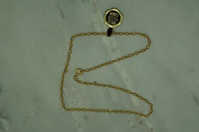 COLLAR CADENA BORDILLO ESLABÓN LARGO Y CORTO ALT RELLENO ORO AMARILLO 15" 2,5mm Foto 1 de 3