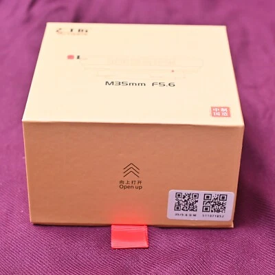 7artisans 35MM F5.6 FULL FRAME PANCAKE LENS FOR LEICA M M3 M6 M7 M9 M240 BLACK - Image 1 of 4