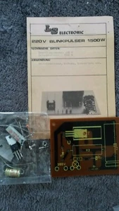 KOSCHI BAUSATZ BLINKPULSER 220V 1500W für Tüftler, z.B. für Leuchttürme, Werbung - Afbeelding 1 van 1