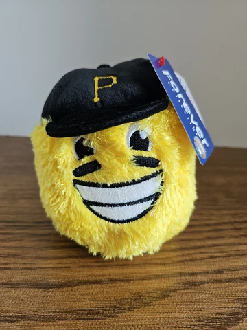 MLB Pittsburgh Pirates 6" Emoji Plush  Forever Collectibles Yellow Cover