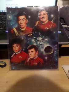 Star Trek Original Besetzung handsignierte Fotos 8x10 - Bild 1 von 6