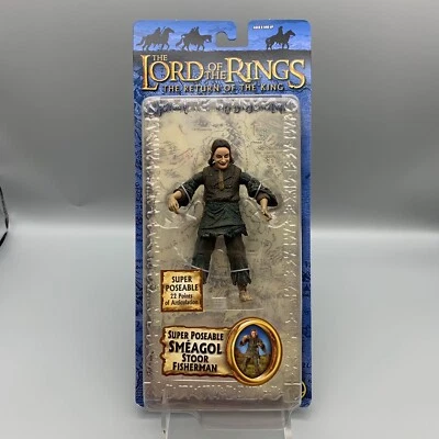 Toybiz Lord Of The Rings Super Poseable Smeagol Fisherman Action Figure 2004 - Image 1 of 4