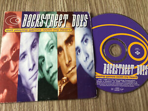 CD 2 TITRES BACKSTREET BOYS QUIT PLAYING GAMES (WITH MY HEART) RARE