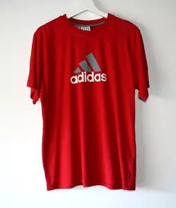Men's Adidas Retro Vintage Size 34 -36 T Shirt | Red | (RV/01) - Picture 1 of 3