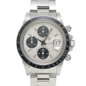 TUDOR Price Date Chronotime 79160 Silver/black WATCH 483511 - Picture 1 of 6