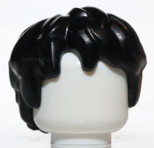 Lego Black Minifig Hair Thick and Messy - Picture 1 of 1