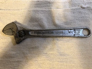 Vintage P & C 8" Adjustable Wrench 1708 Made in USA - Picture 1 of 5