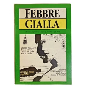 Febbre Gialla anno 1 n. 1 dicembre 1987 rivista vintage giallo thriller mystery  - Imagen 1 de 12