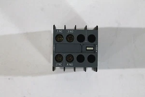 SIEMENS AUXILIARY SWITCH BLOCK 3RH2911-1HA11, 1NO+1NC - Picture 1 of 6
