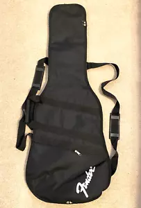 Fender® Padded Electric Guitar Carry Case Gig Bag Soft Shell Double Strap Black  - Picture 1 of 3