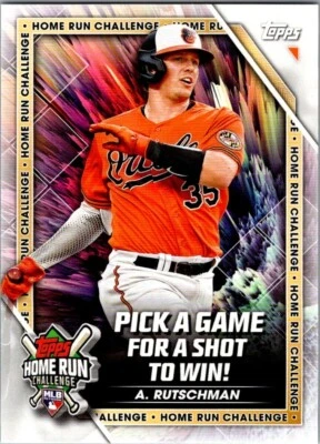 2023 Topps Home Run Challenge Code Card #HRC3 Adley Rutschman - Image 1 of 2