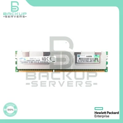 708643-B21 HP 32GB 1866MHz PC3-14900 CL13 240-Pin 4Rx4 ECC Memory 715275-001 - Image 1 of 3