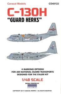 Caracal Decals 1/48 LOCKHEED C-130H "GUARD HERKS" Air National Guard Hercules