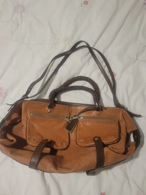 Bolso Bandolera/Hombro Doble Bolsillo Cuero Jaspe GRYSON. Bolso de viaje de cuero Foto 1 de 4