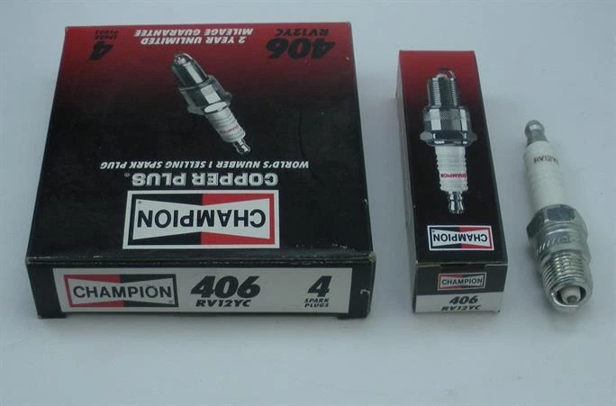 Champion 406 RV12YC Spark Plug Box of 4 - Image 1 of 1